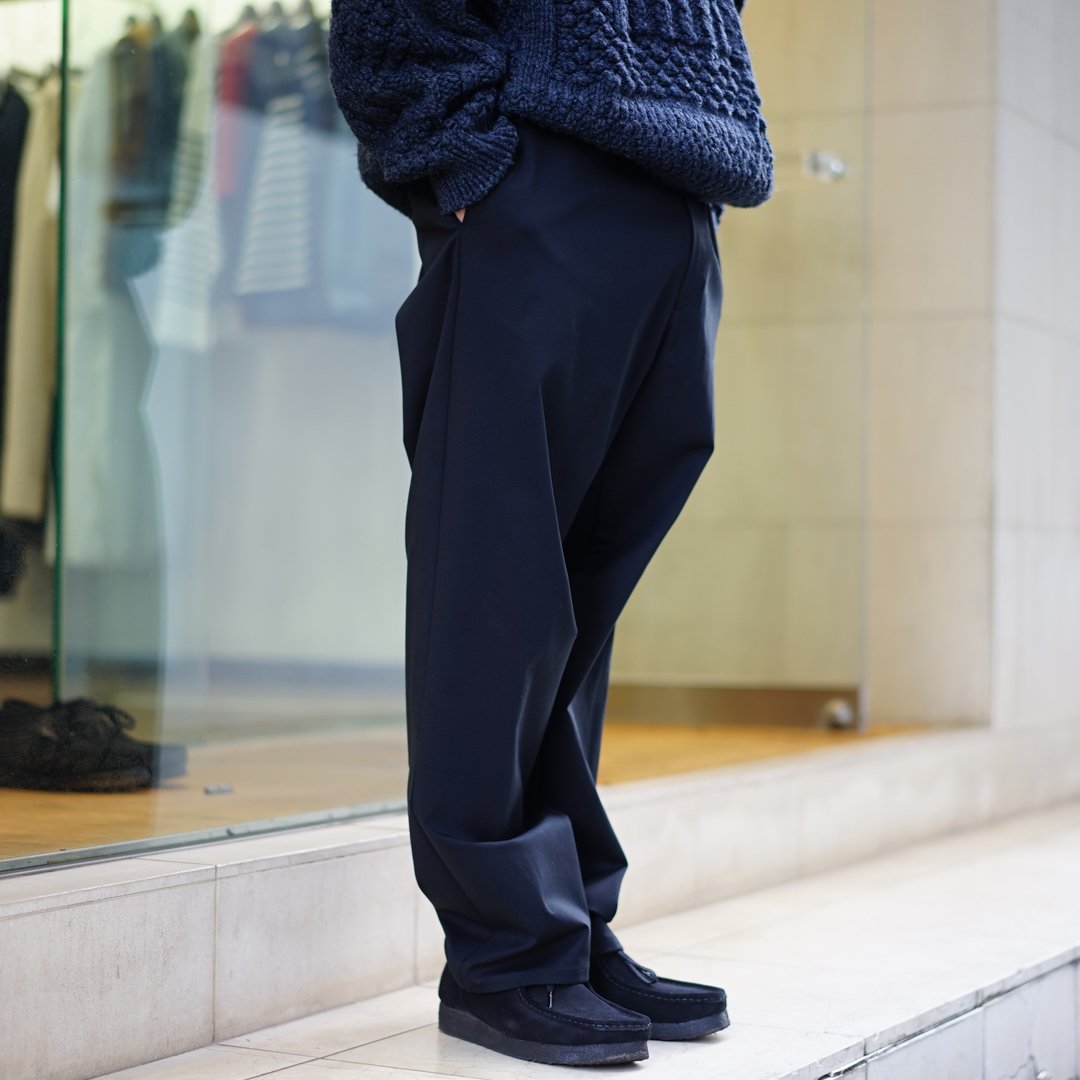 Graphpaper(グラフペーパー)Compact Ponte Wide Tapered Chef Pants