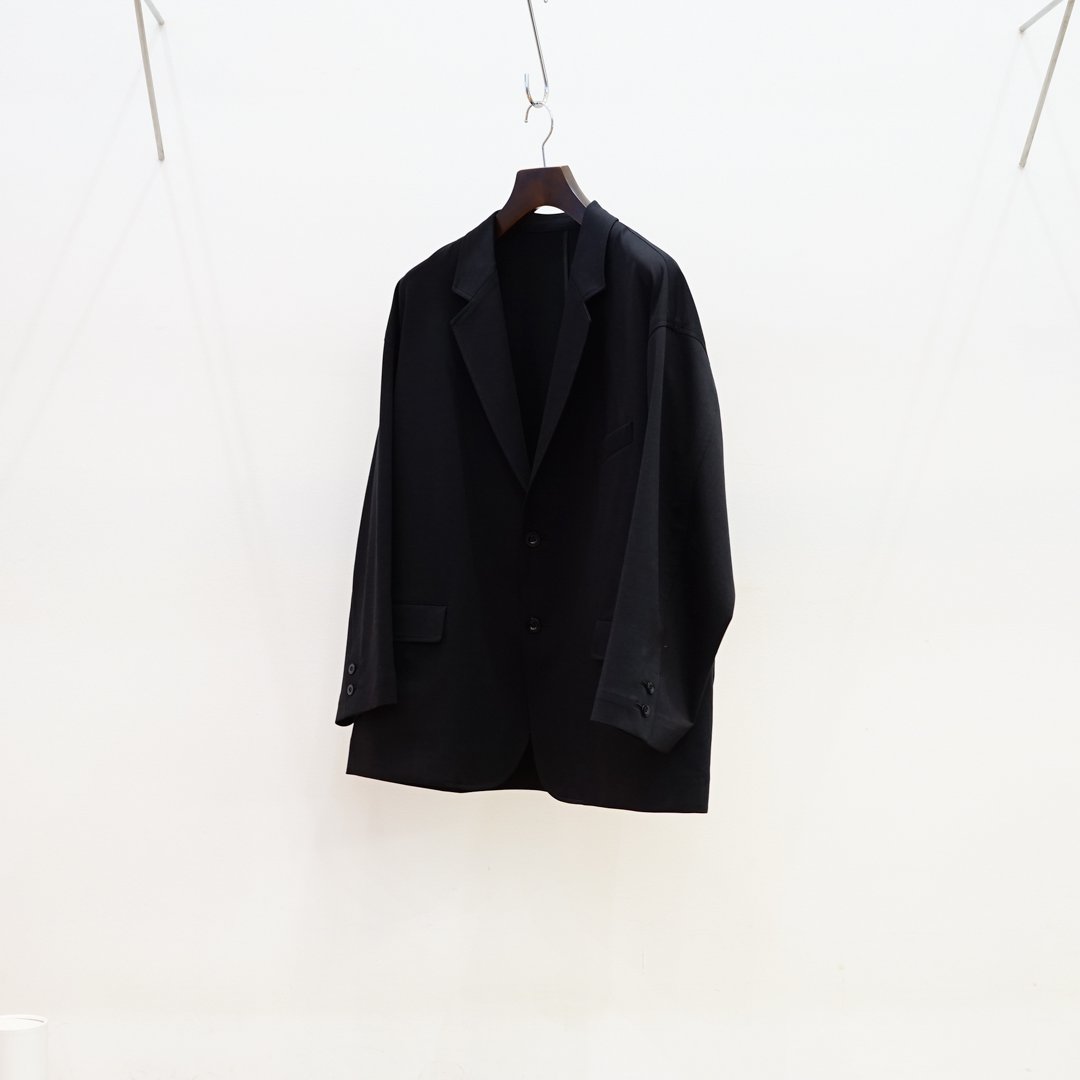 Graphpaper(グラフペーパー)Compact Ponte Jacket(GM241-20176B)/Black