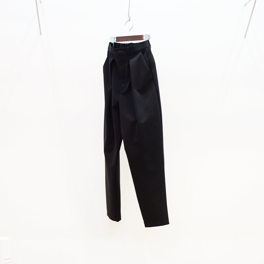 [24SS women's] Graphpaper for women's(グラフペーパーウィメンズ)Compact Ponte Easy Trousers(GL241-40175B)/Black