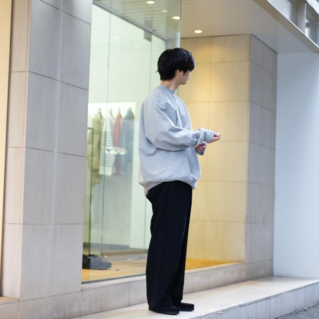 グラフペーパーUltra Compact Terry Crew Neck Graphpaper (グラフペーパー) Ultra Compact Terry Crew Neck