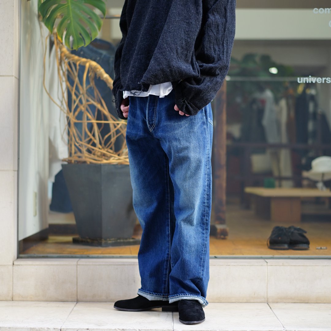 Graphpaper(グラフペーパー)Selvage Denim Five Pocket Wide Straight 