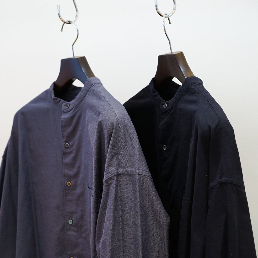 Graphpaper(グラフペーパー)Oxford Oversized Band Collar Shirt ...