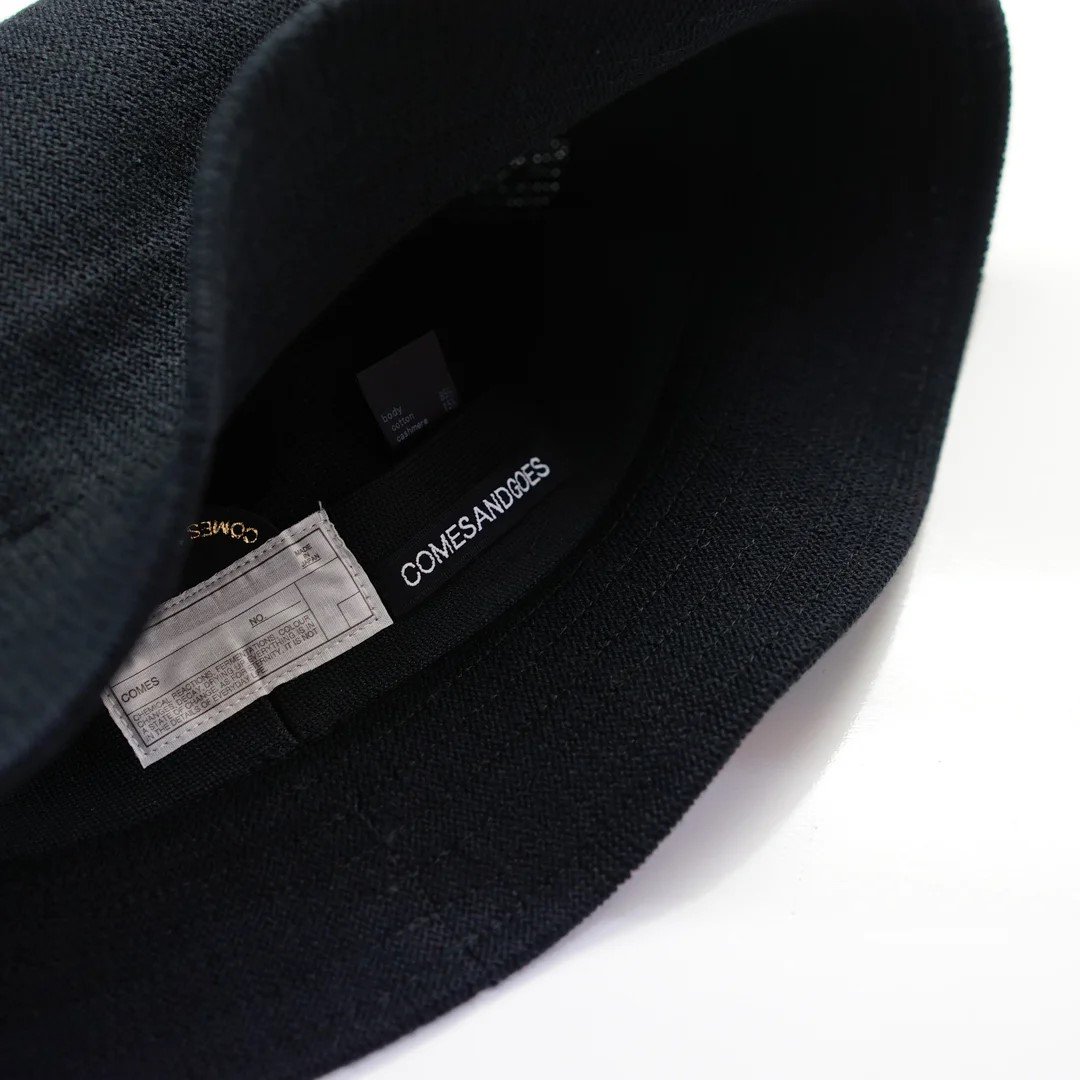 comesandgoes(カムズアンドゴーズ)Cashmere&Cotton Mesh Hat(No25044