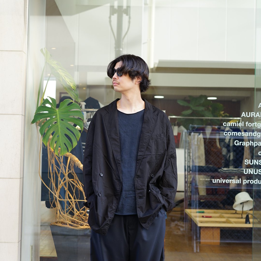 Graphpaper(グラフペーパー)Garment Dyed Typewriter Double Jacket 