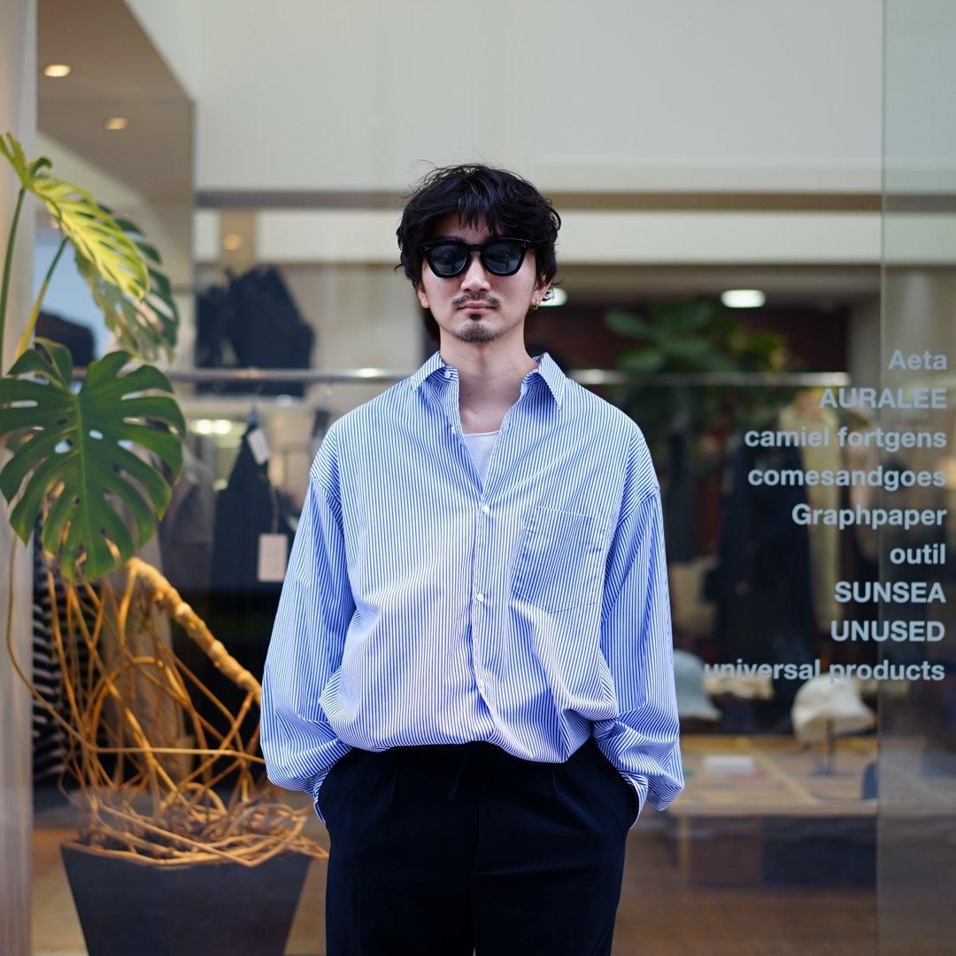 Graphpaper(グラフペーパー)Broad L/S Oversized Regular Collar Graphpaper(グラフペーパー)Broad L/S Oversized Regular Collar