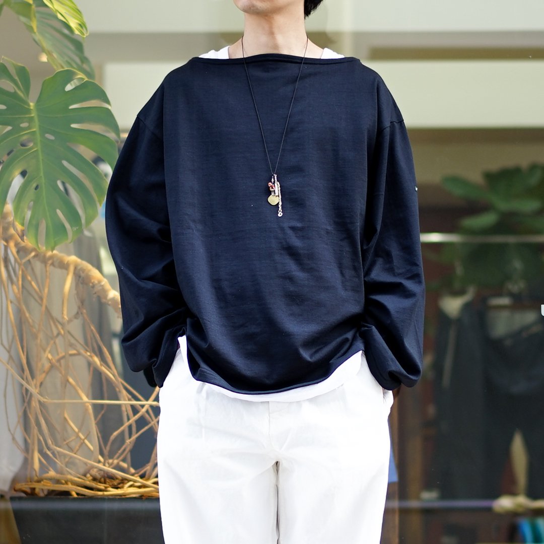 outil ウティ TRICOT AAST NAVAL off-black 1MADEINF