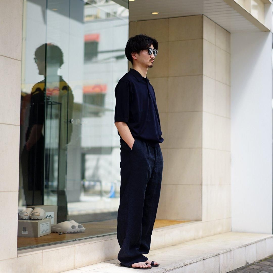 AURALEE (オーラリー)Super High Gauze Cotton Knit POLO