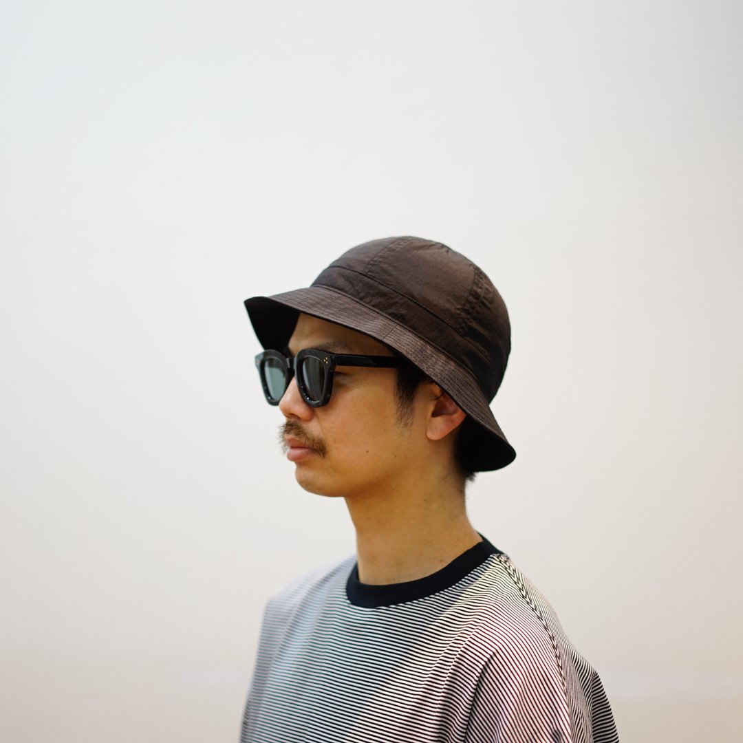 comesandgoes (カムズアンドゴーズ) Nylon Ripstop Balloon Hat (25029)/Black