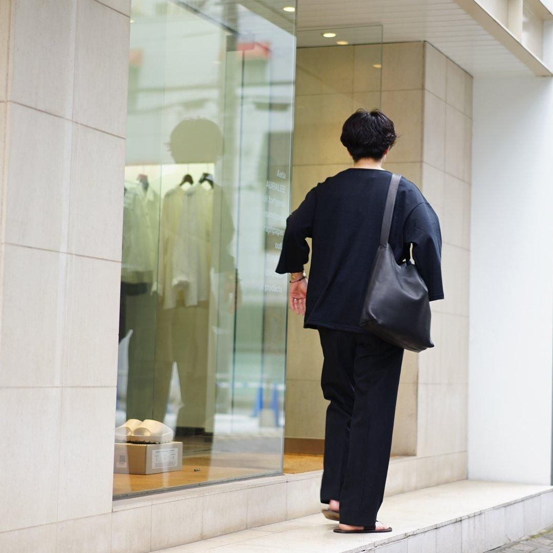 【Aeta】DA53 DOUBLE FACED SHOULDER TOTE：M Aeta | DA53 DOUBLE FACED SHOULDER TOTE : M（black）
