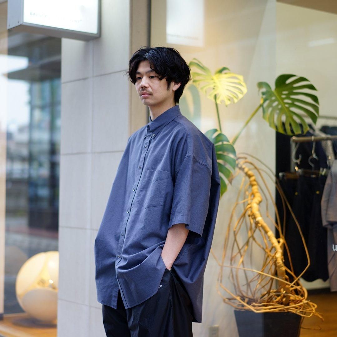 Graphpaper(グラフペーパー)Oxford S/S Oversized B.D Shirt