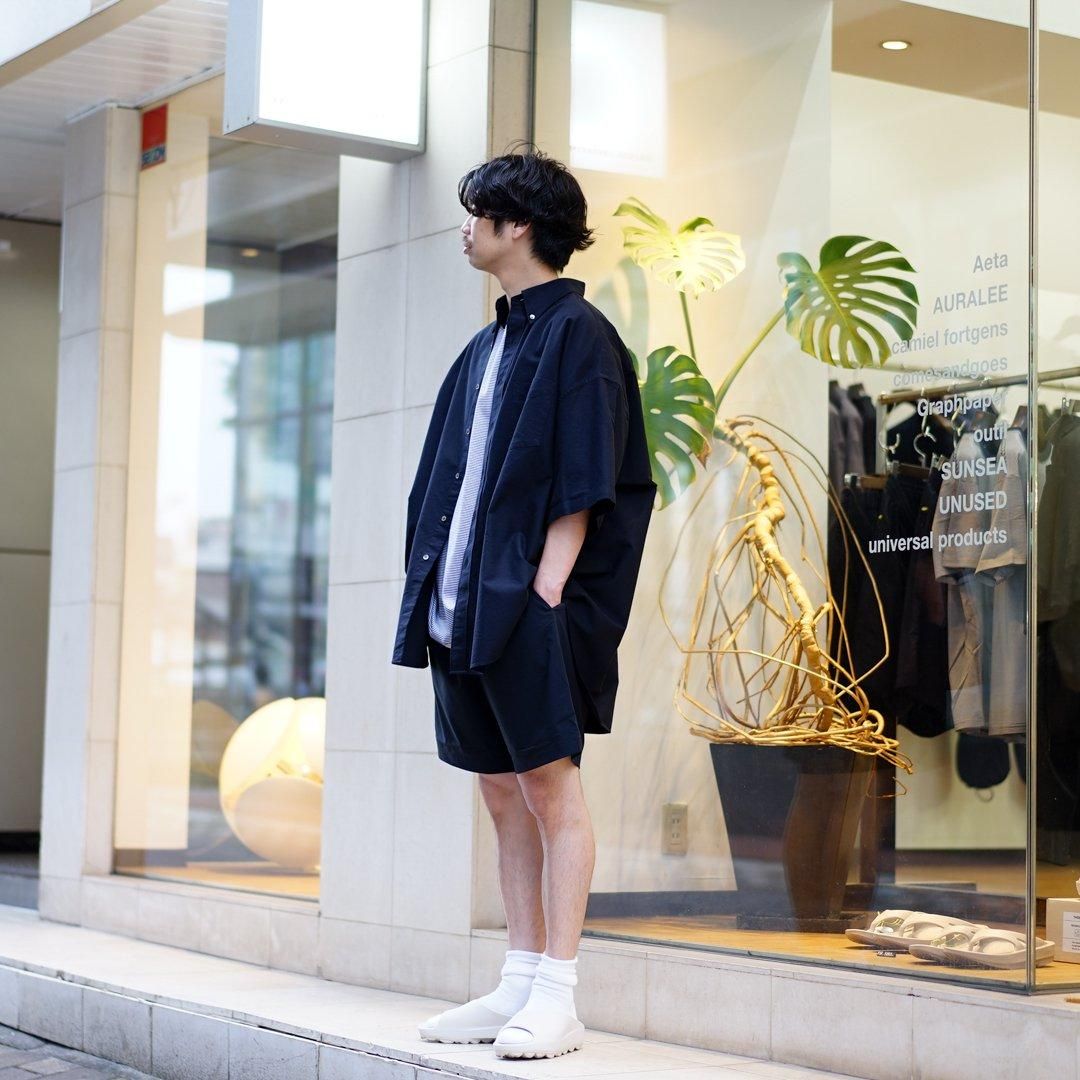 G FORE GLOBE メンズシャツ Lサイズ 黒/白 garsonwave シャツ 日本製 ネコ ペンギン クマ プリント