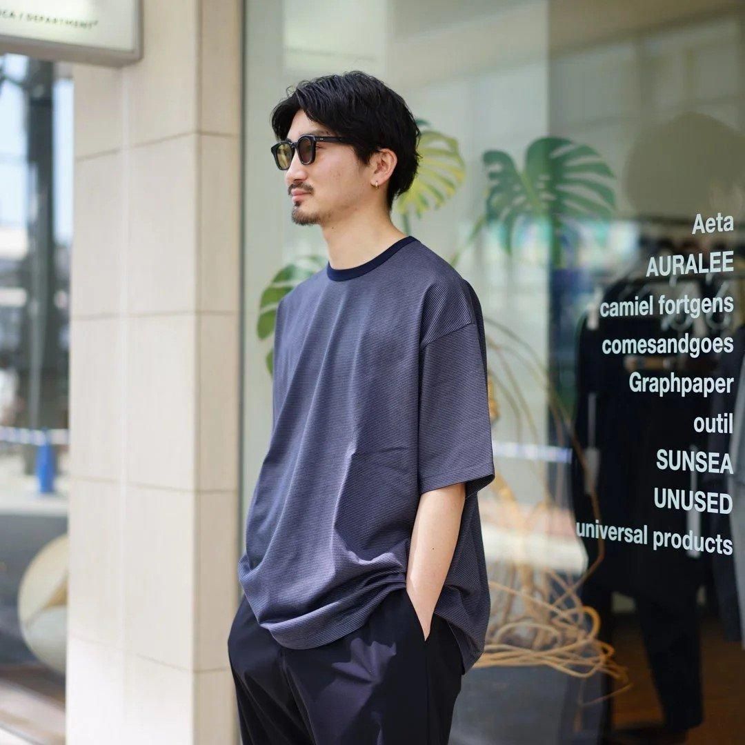 AMBIDEX Store △○GV天竺LOGO ATHLETIC T-シャツ(F OFF WHITE