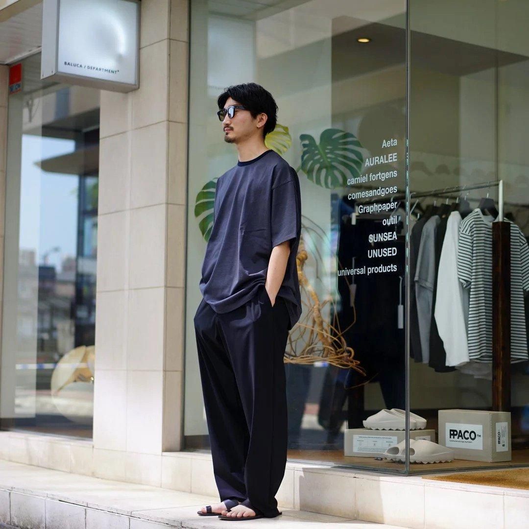 Graphpaper (グラフペーパー) Narrow Border S/S Tee / ナロー