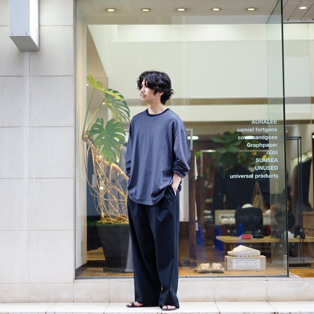 Graphpaper (グラフペーパー) Narrow Border L/S Tee(GU243