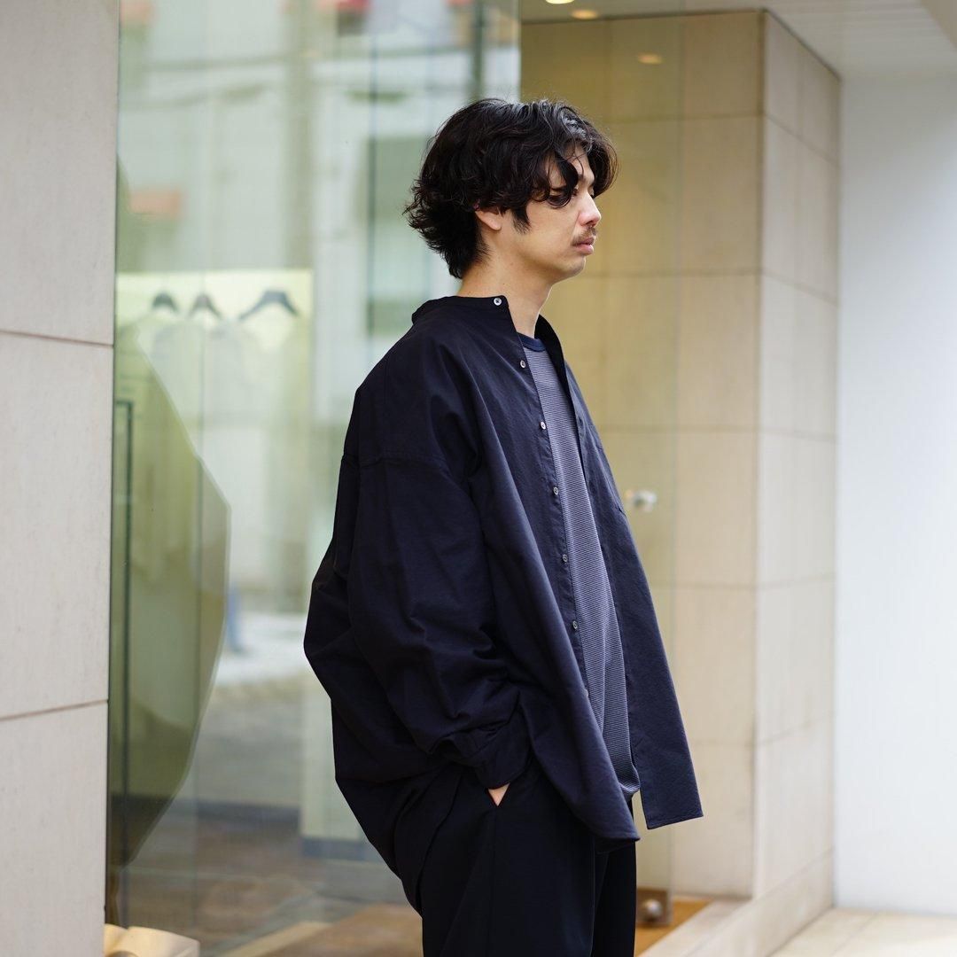 Graphpaper(グラフペーパー)Oxford Oversized Band Collar Shirt