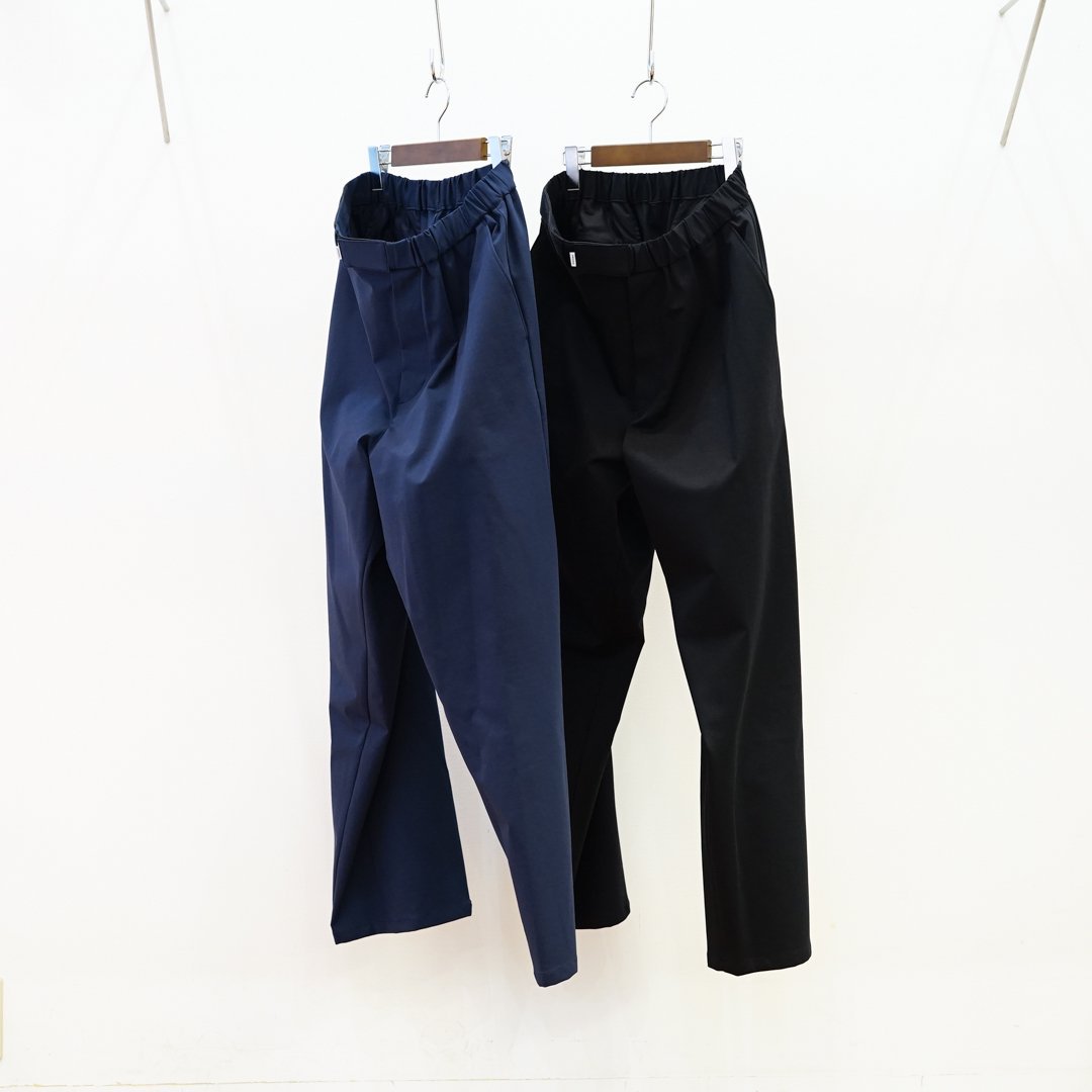[24AW] Graphpaper (եڡѡ)Compact Ponte Wide Tapered Chef Pants
(GM243-40179B)