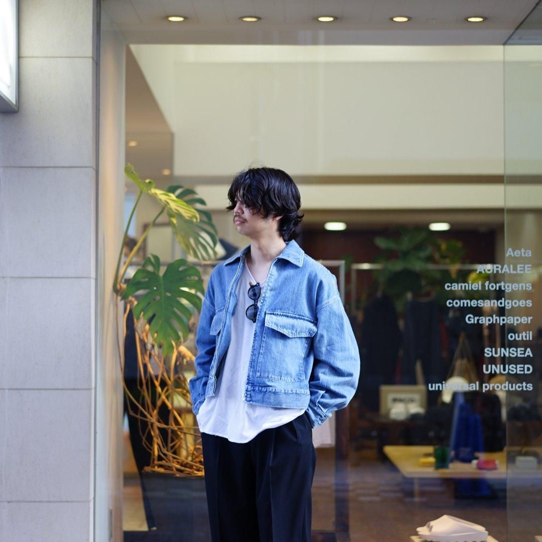 Graphpaper] グラフペーパー Selvage Denim Jacket -DARK FADE