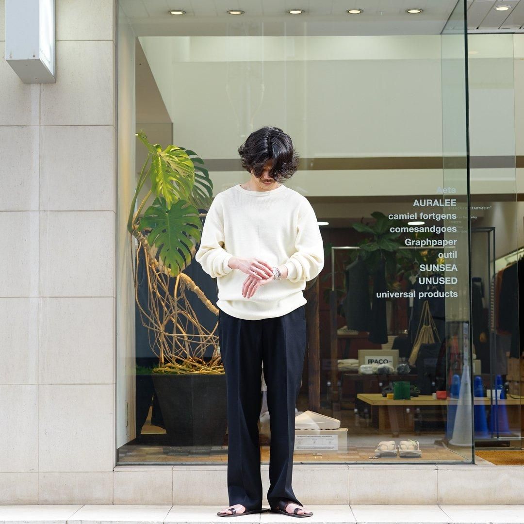 AURALEE (オーラリー) Wool Cotton Thermal P/O(A24AP01HP