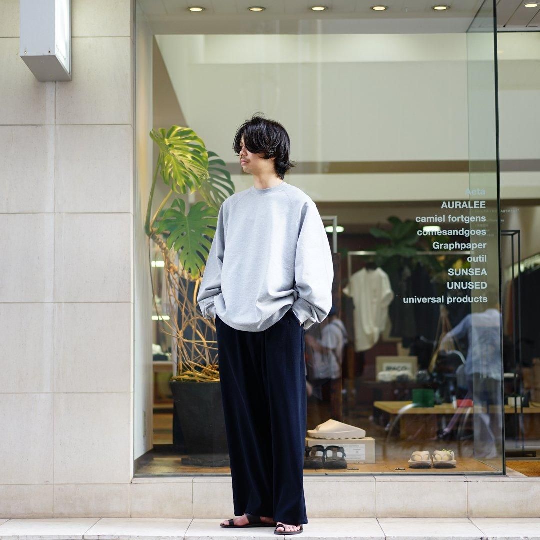 Graphpaper (グラフペーパー)Ultra Compact Terry Crew Neck