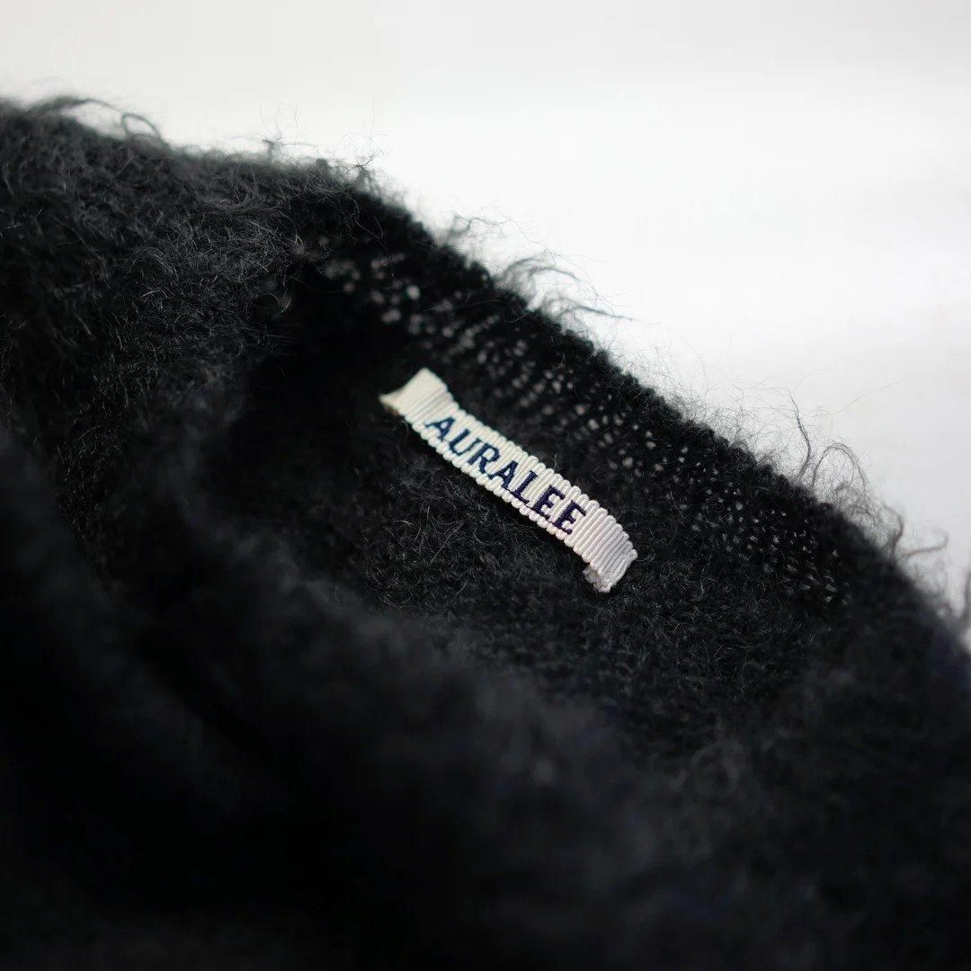 AURALEE (オーラリー)Brushed Super Kid Mohair Knit P/O