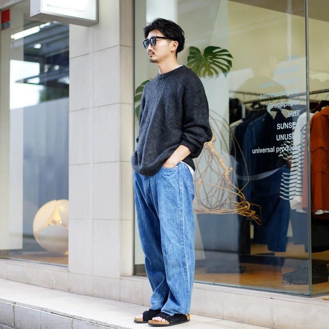 AURALEE (オーラリー)Brushed Super Kid Mohair Knit P/O(A24AP03KM