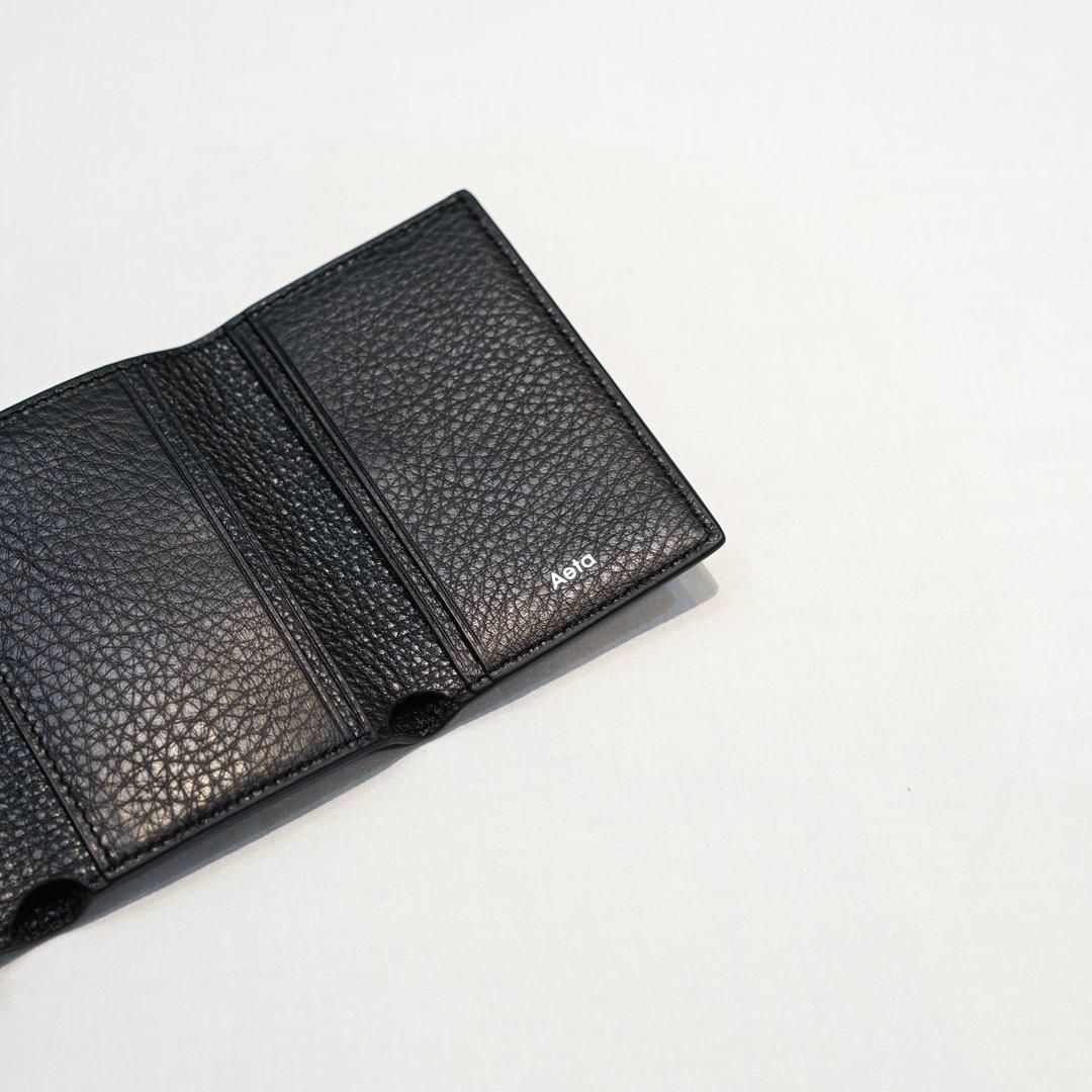 Aeta(アエタ) Folded Wallet (PG65)/Black