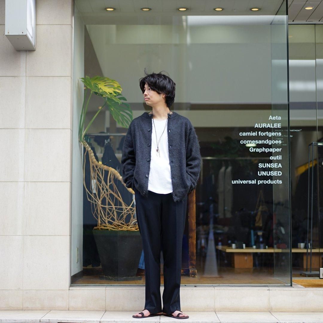 AURALEE/オーラリー】KID MOHAIR SHEER KNIT CARDIGAN ｜ ADAM