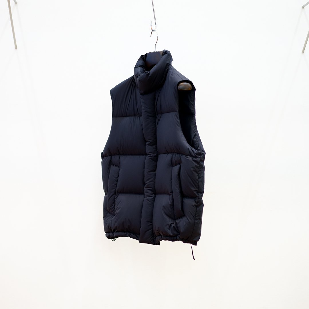 AURALEE (꡼) Super Light Nylon Ripstop Down Vest(A24AV03NL)/Black