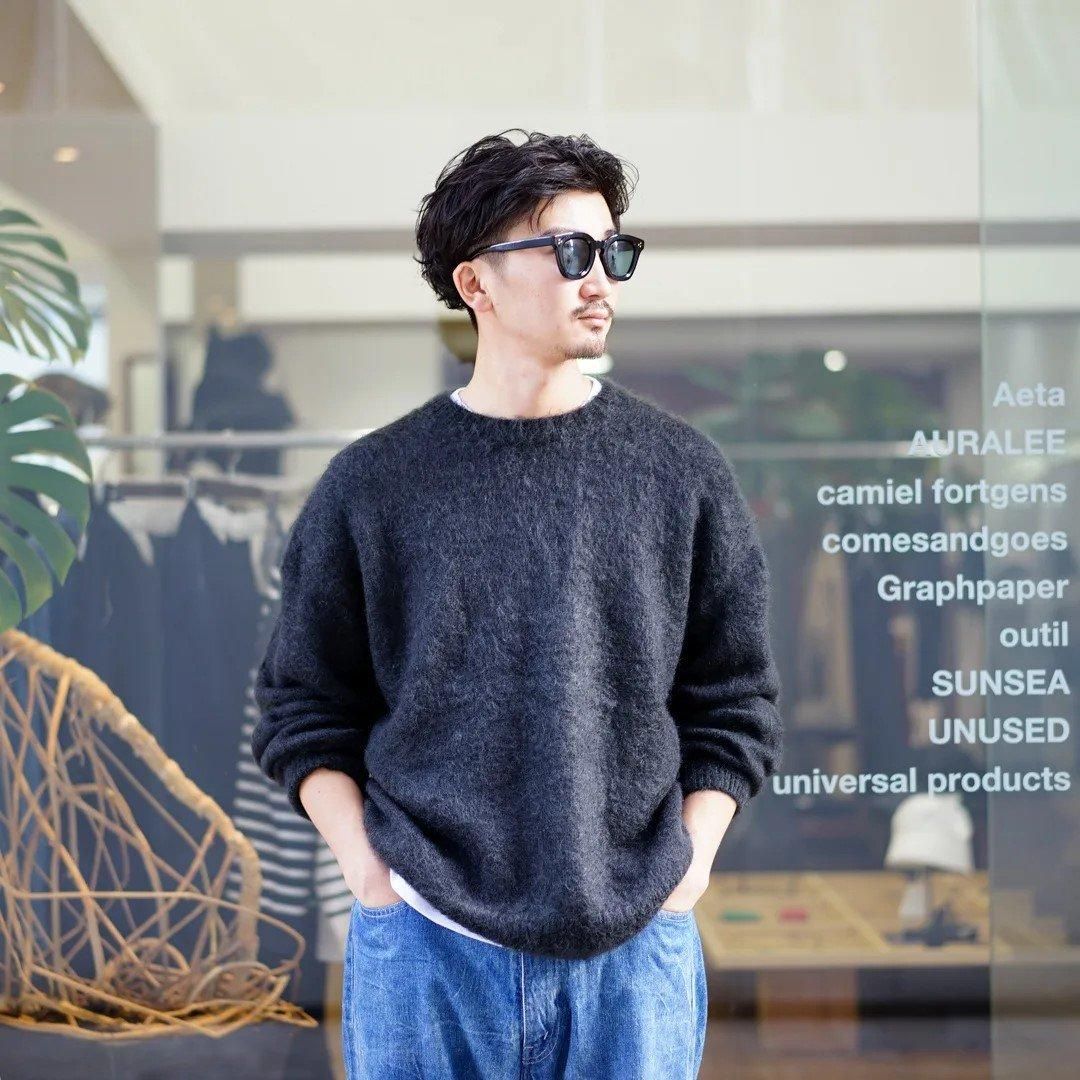 AURALEE SOFT CORD L/S TEE ロンT オーラリー