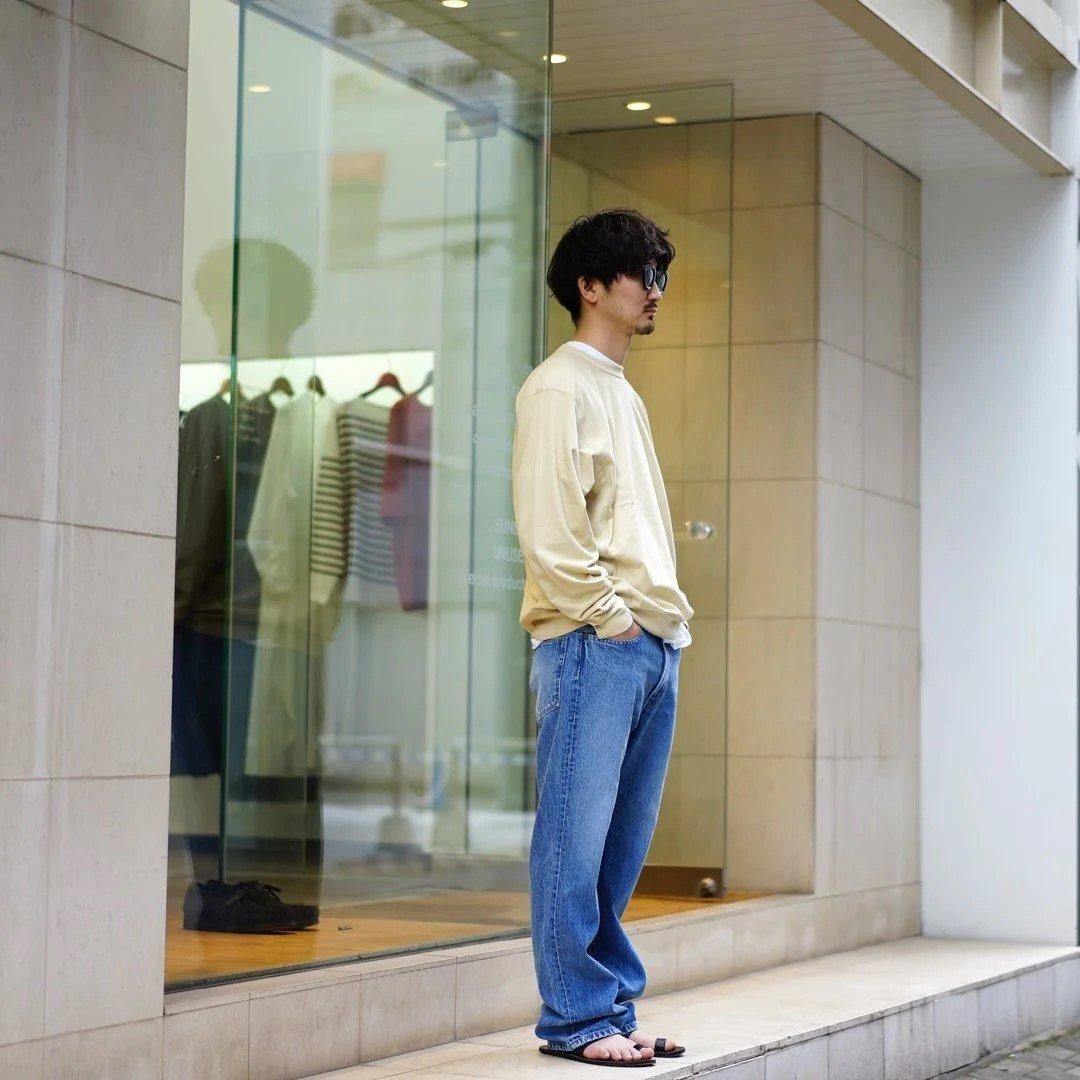 AURALEE (オーラリー) SEAMLESS L/S TEE(A00T02ST)/White