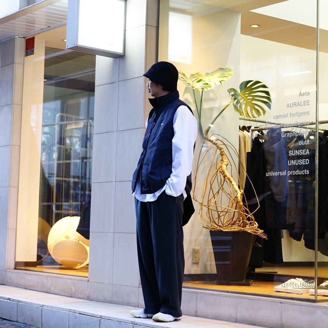 FARAH (ファーラー) Nylon Zip Up Vest(FR0403-M1009)/Navy/Black/
