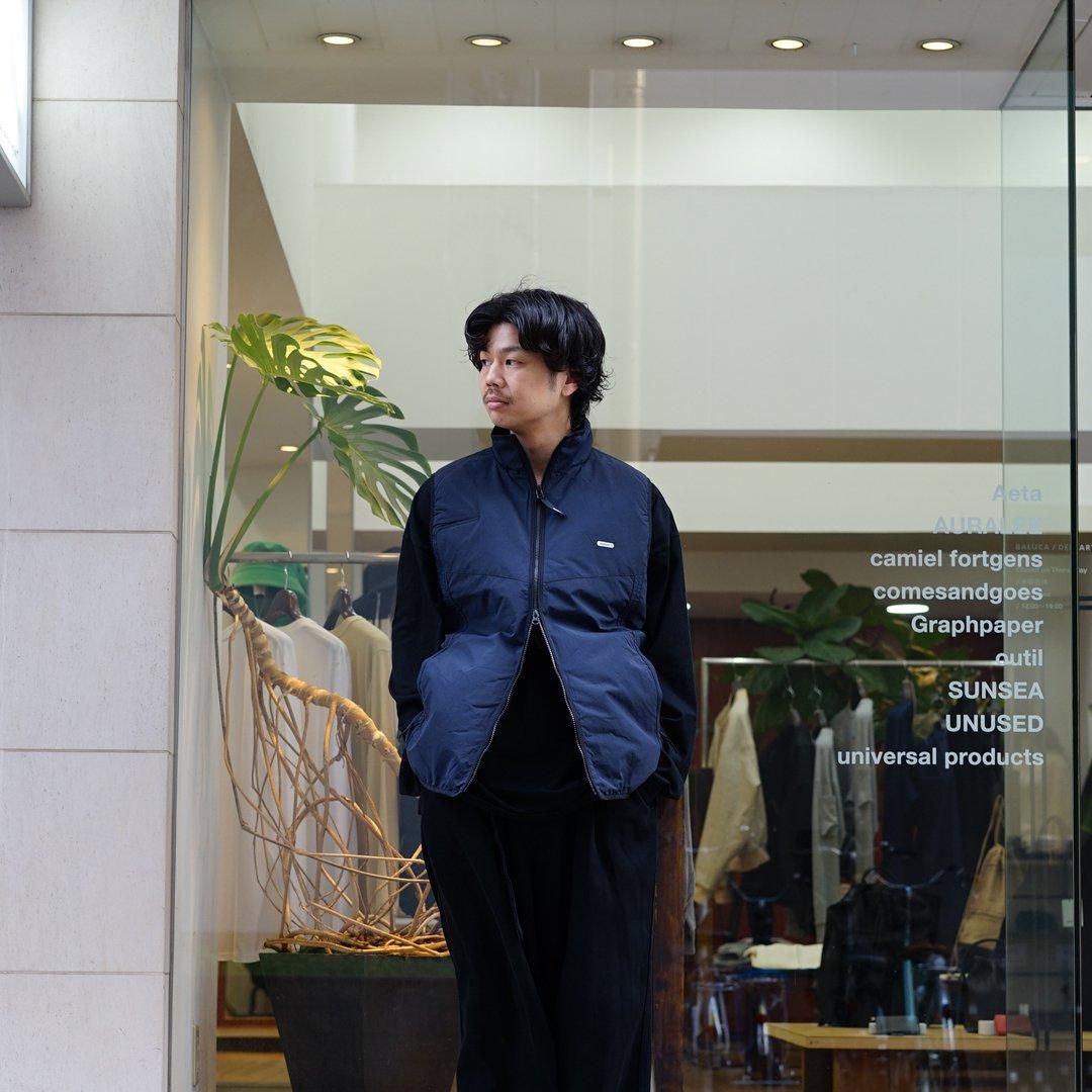 トップス [FARAH] Nylon Zip Up Vest FARAH / Nylon Zip Up Vest (Black) | twelve