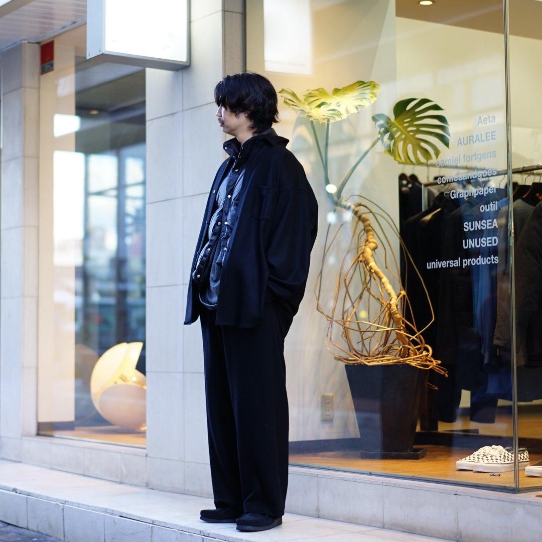 トップス Graphpaper Wool Smooth Flannel Shirt Graphpaper Wool Smooth Flannel Shirt Graphpaper | グラフペーパー