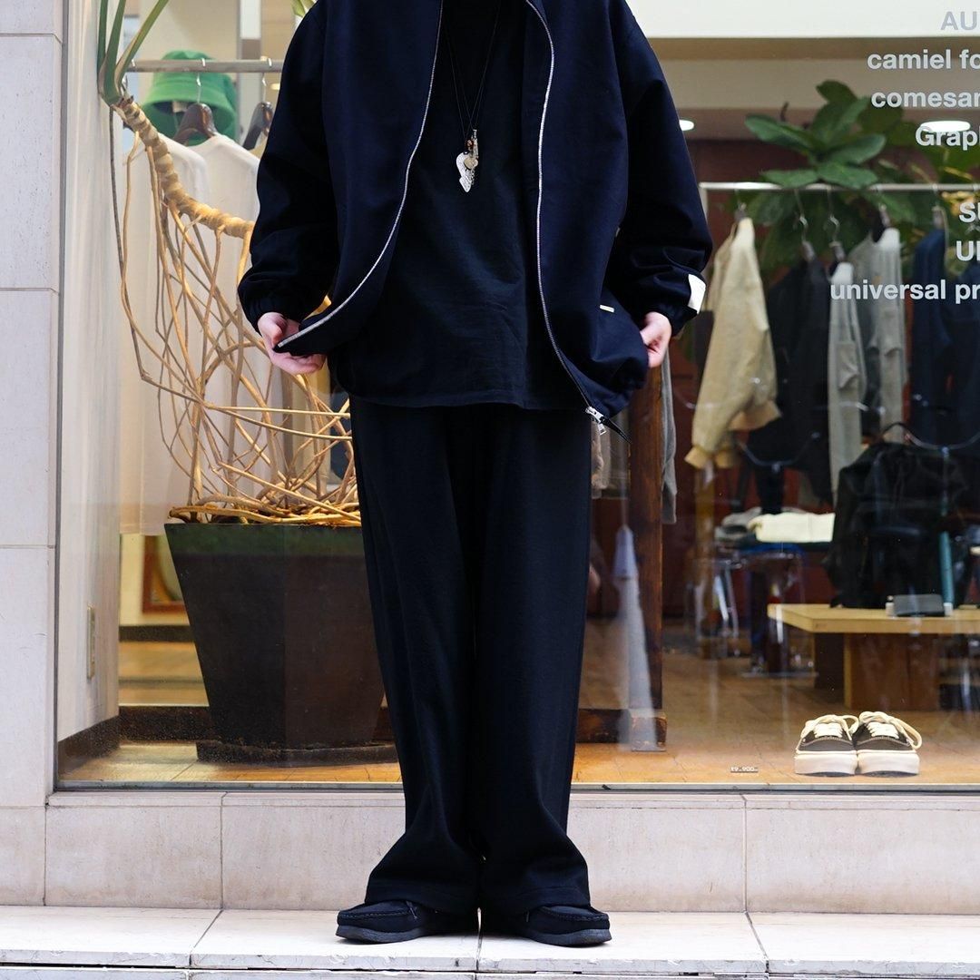 Graphpaper (グラフペーパー) Wool Smooth Flannel Easy Wide Pants  (GM244-40011)/Gray/Black/