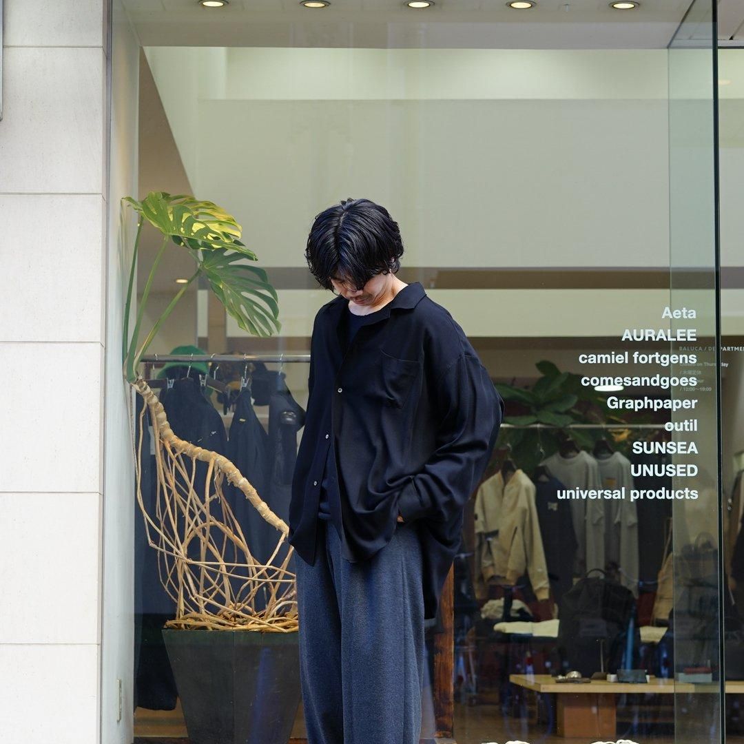 Graphpaper (グラフペーパー)SIDOGRAS Twill Viscose Oversized