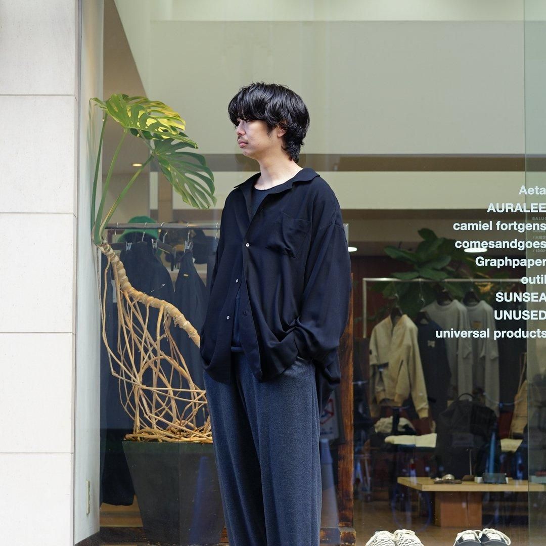Graphpaper (グラフペーパー)SIDOGRAS Twill Viscose Oversized