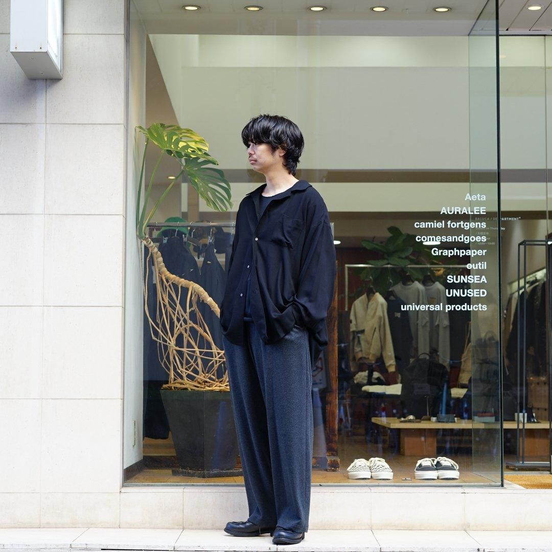 グラフペーパー SIDOGRAS Twill Viscose Oversized Graphpaper (グラフペーパー)SIDOGRAS Twill Viscose Oversized