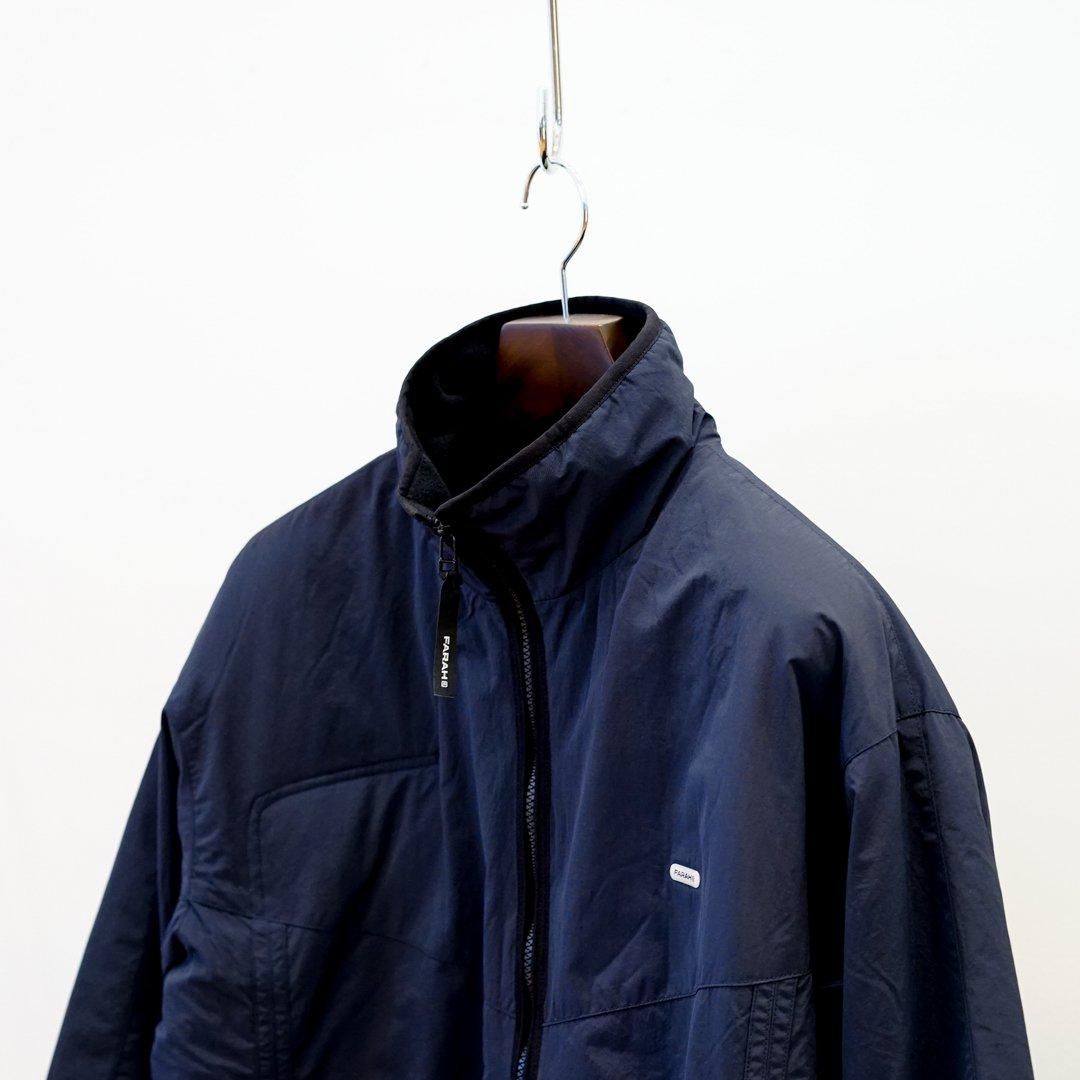 FARAH (ファーラー) Nylon Zip Up Jacket (FR0403-M1008)/Black