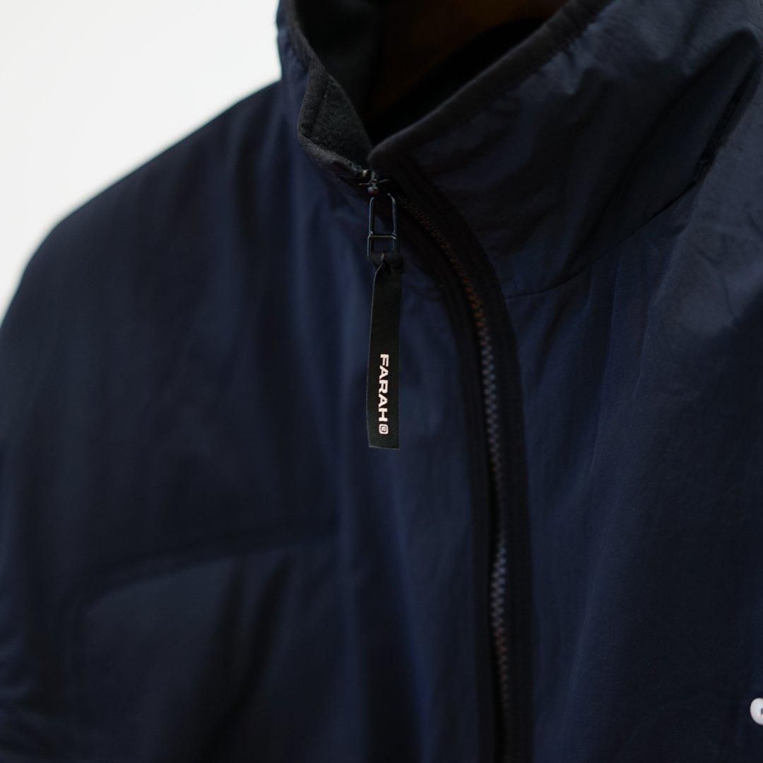 FARAH (ファーラー) Nylon Zip Up Jacket (FR0403-M1008)/Black