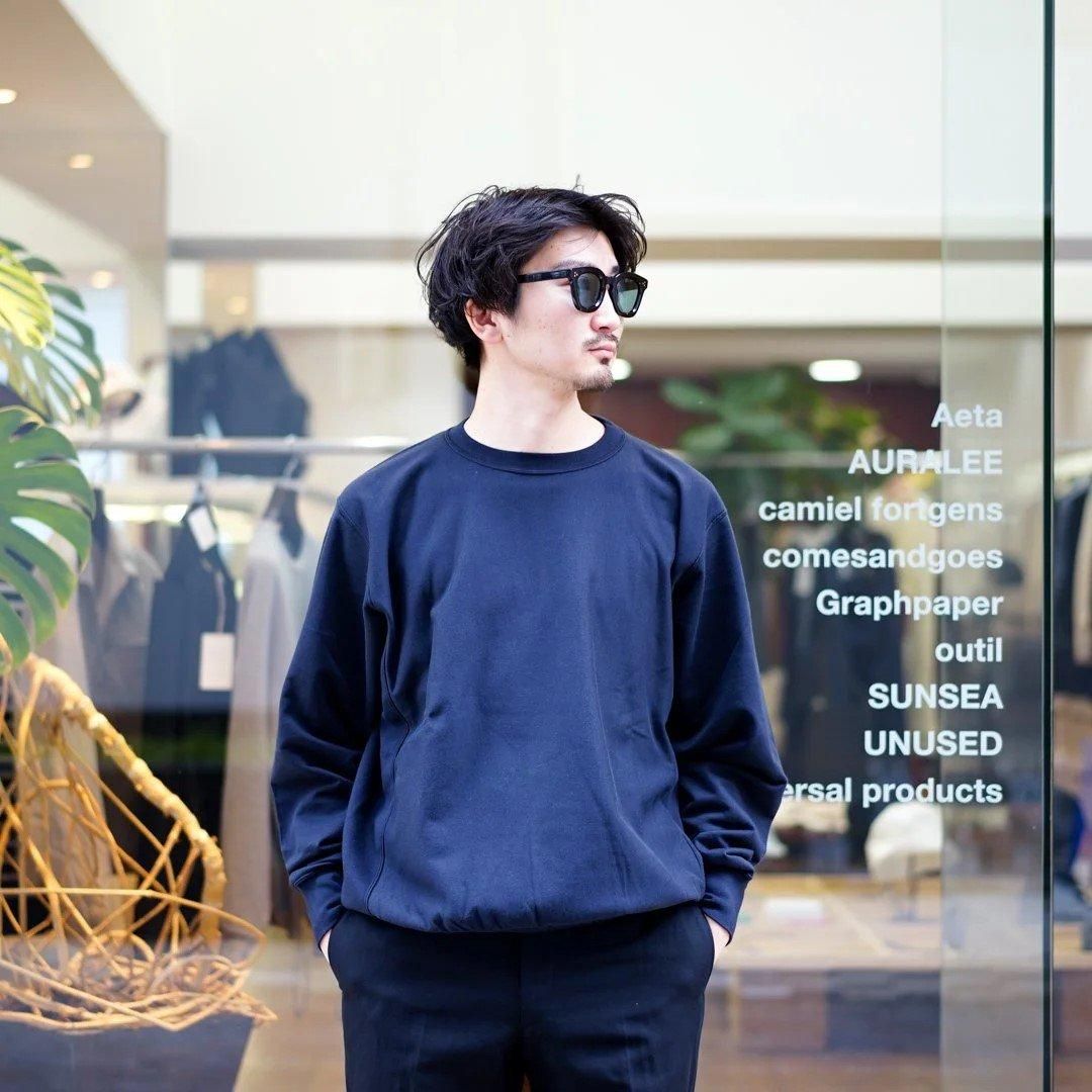 AURALEE (オーラリー)Elastic High Gauze Sweat P/O(A25SP02NU