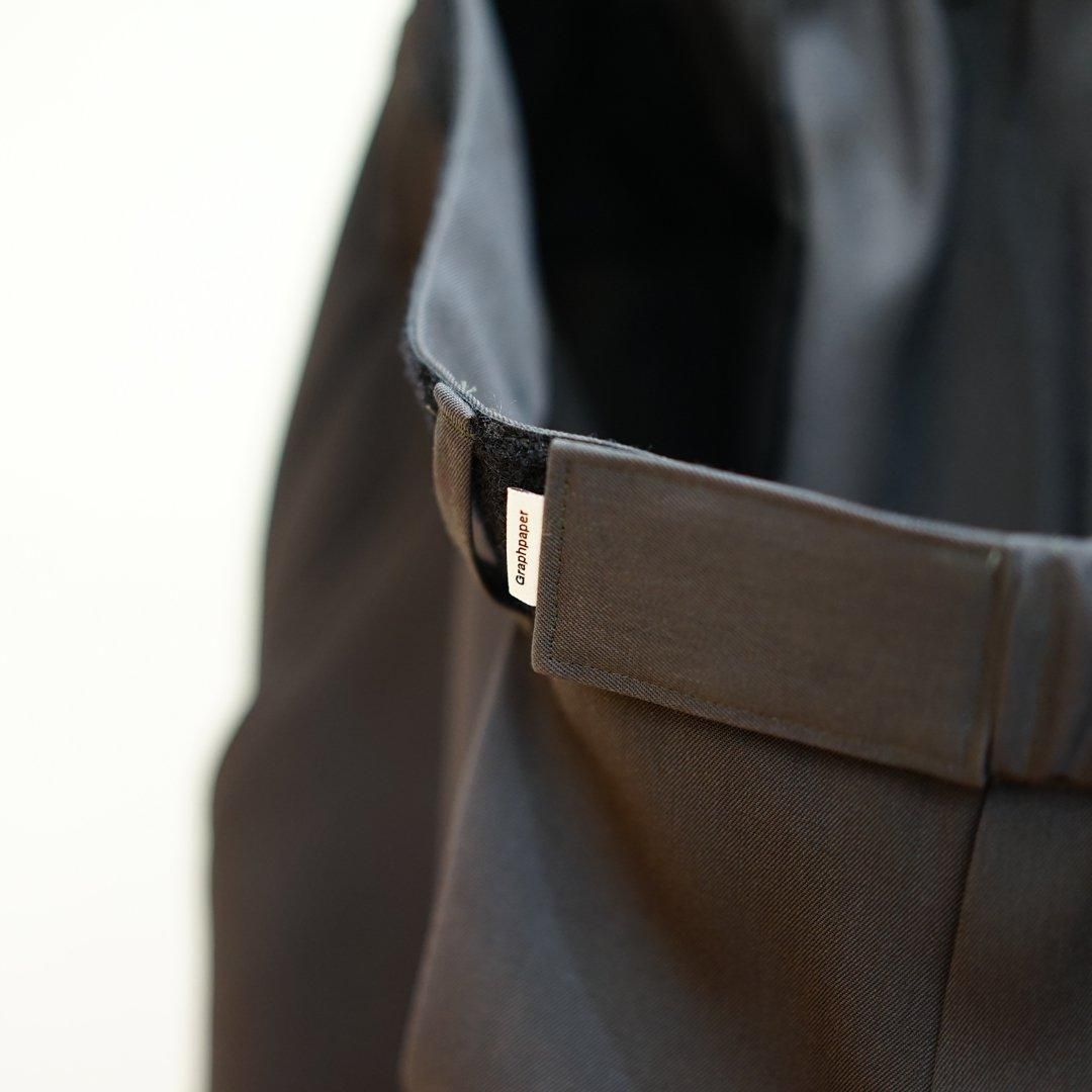 Graphpaper (グラフペーパー) Scale Off Wool Wide Chef Pants