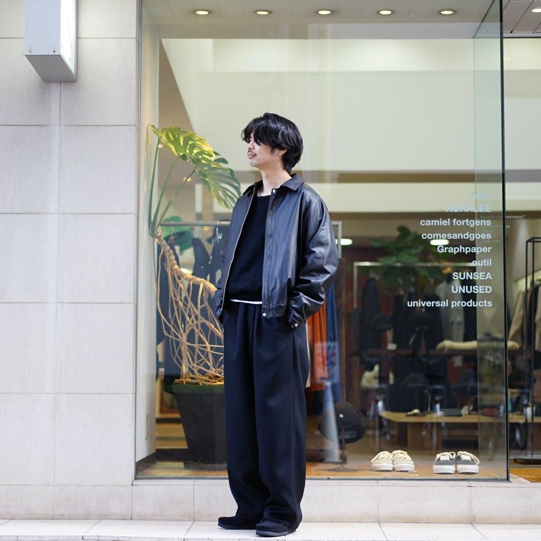 Graphpaper (グラフペーパー) Scale Off Wool Wide Chef Pants