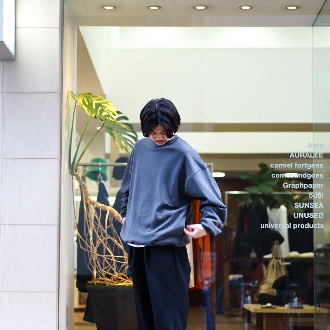 Graphpaper (グラフペーパー)AZUMA Terry Crew Neck Sweat