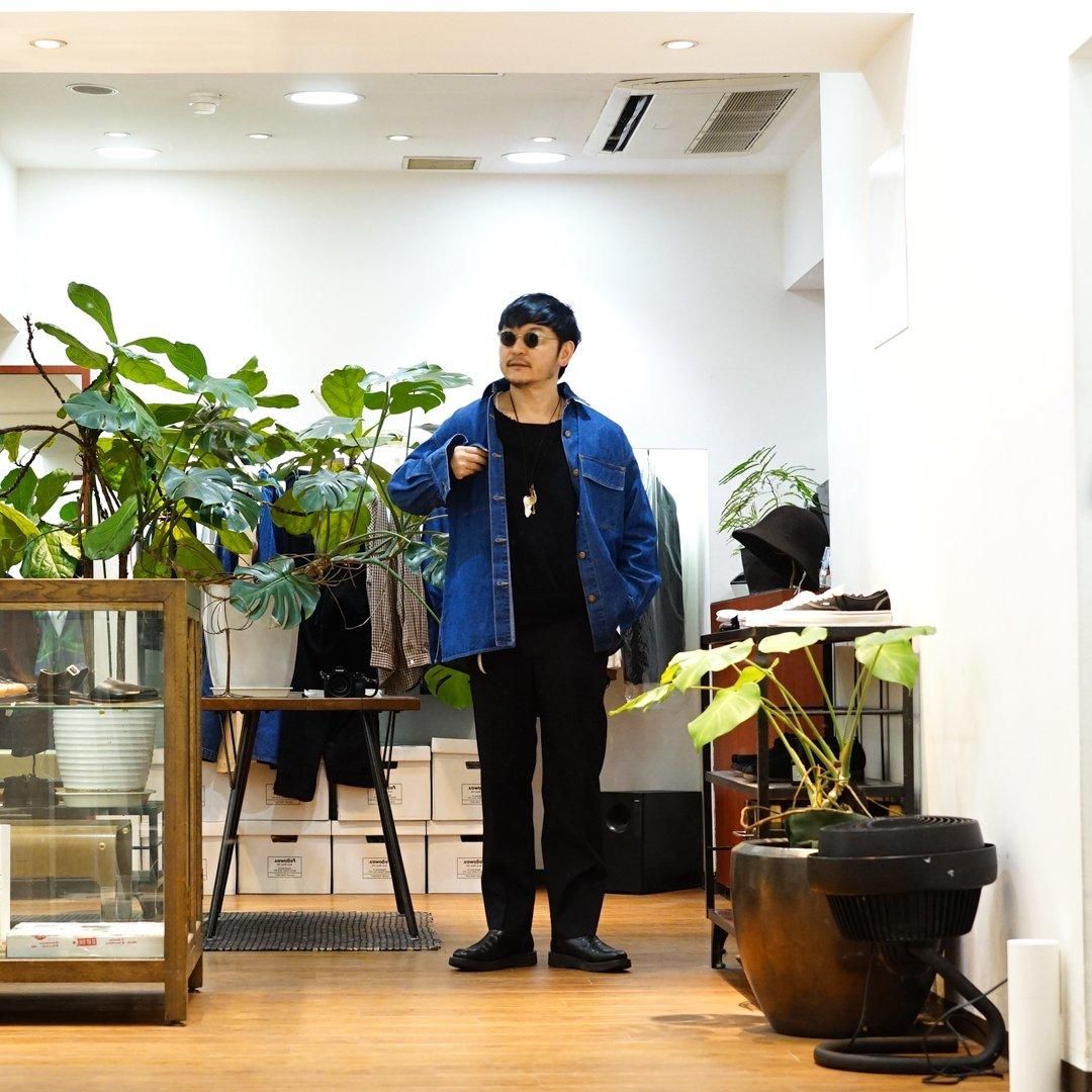 AURALEE (オーラリー) Selvedge Light Oz Denim Shirt/Midium