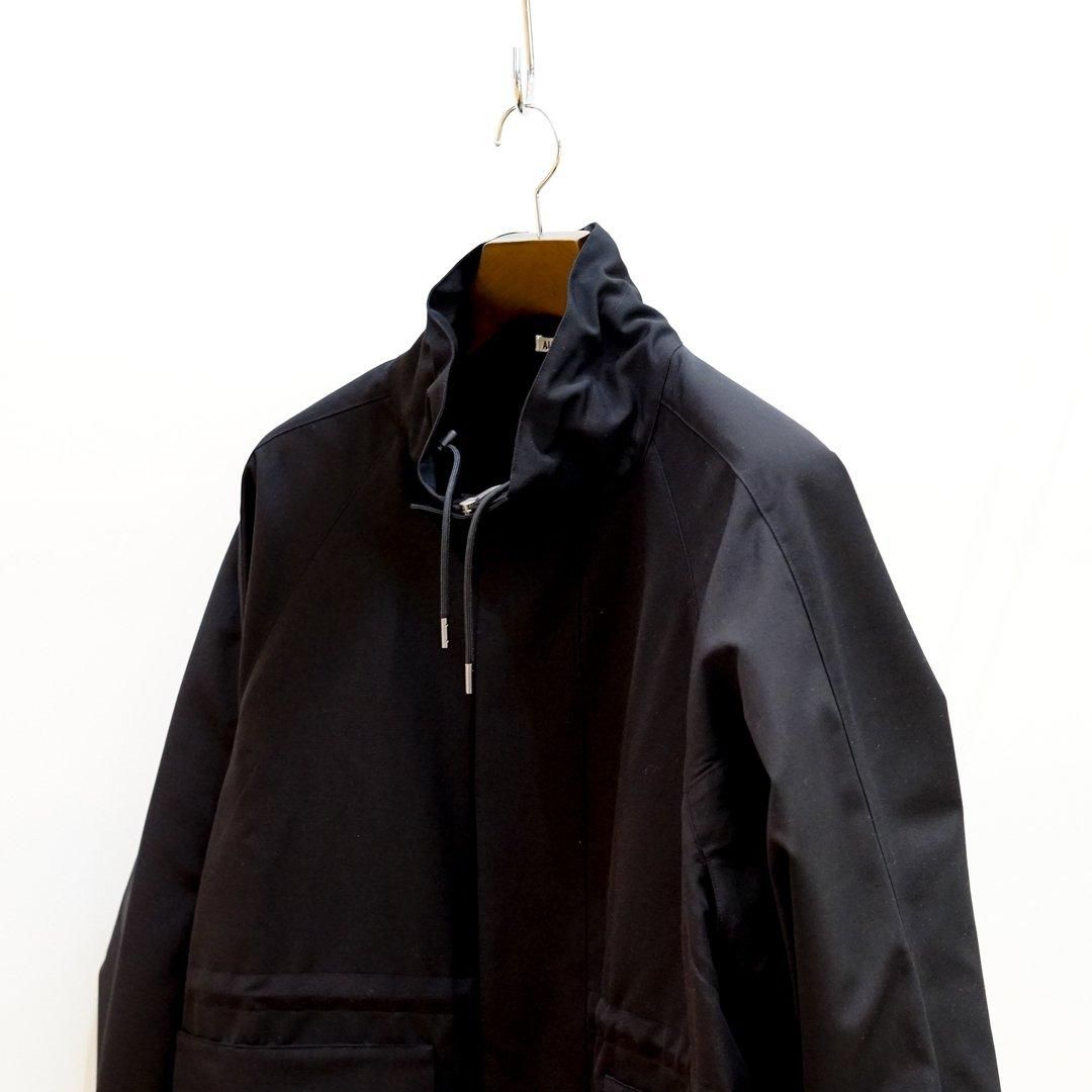 AURALEE (オーラリー) Wool Max Canvas High Neck Zip Blouson