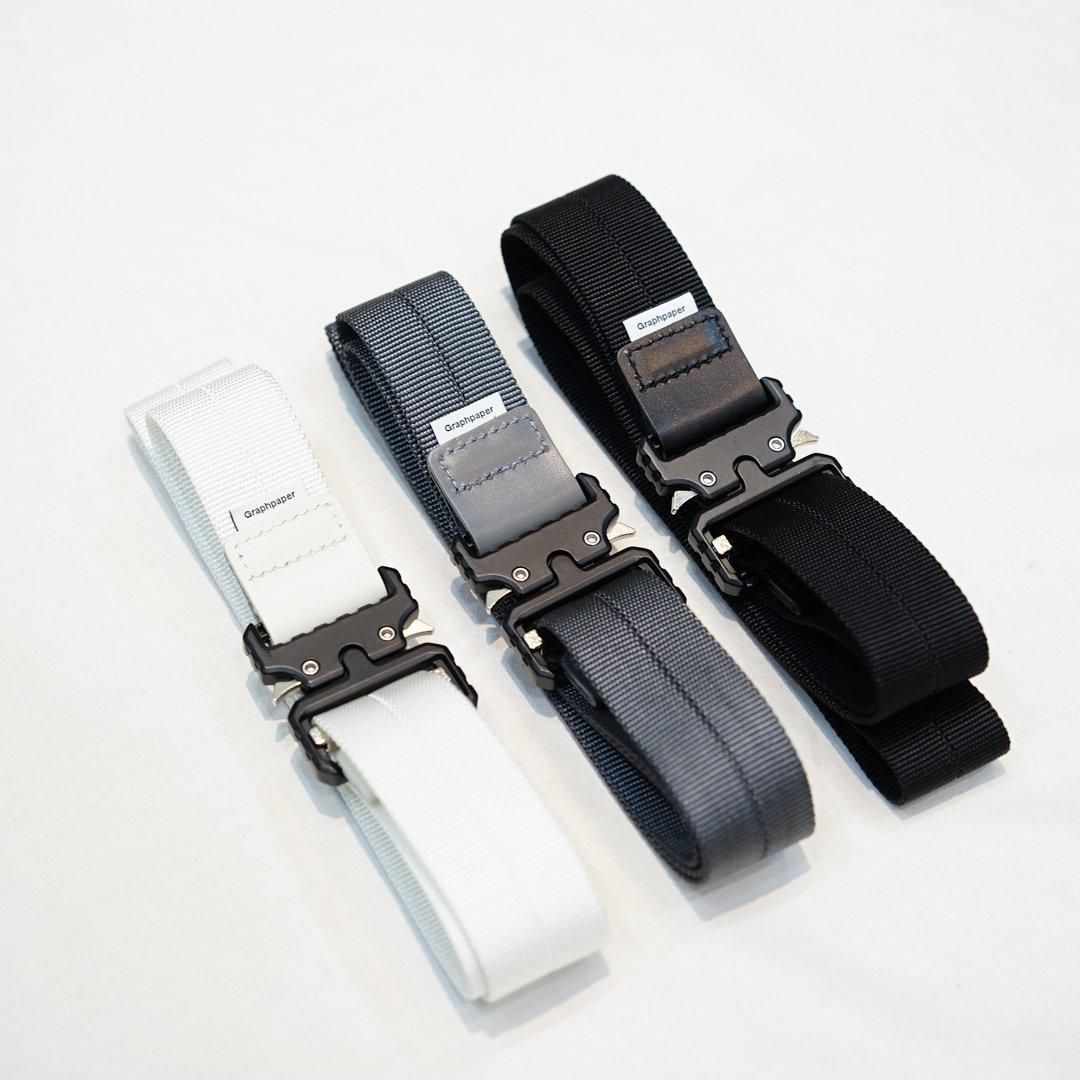 【即納&大特価】 Graphpaper (グラフペーパー) Nylon Riggers Belt (GU251-90232B 読み物