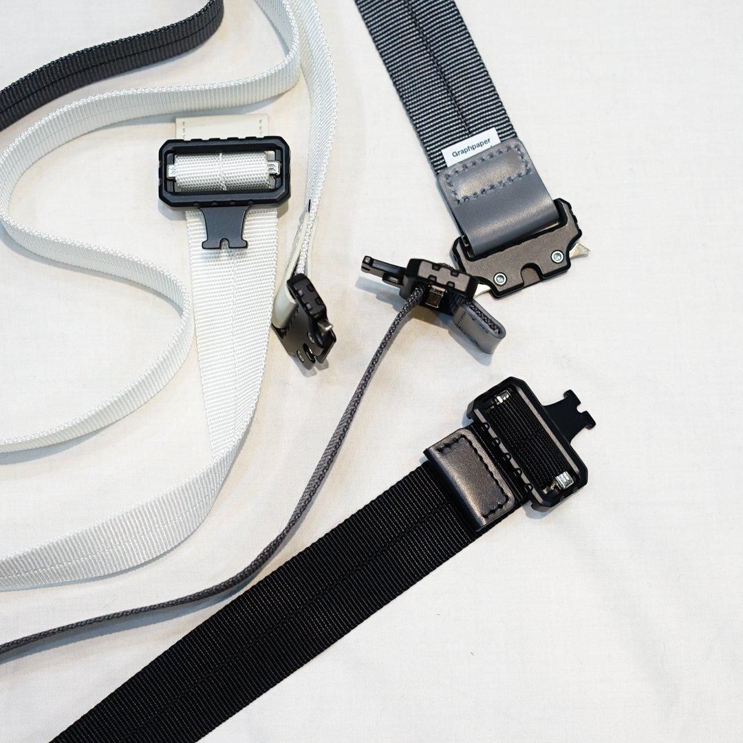 Graphpaper (グラフペーパー) Nylon Riggers Belt (GU251-90232B
