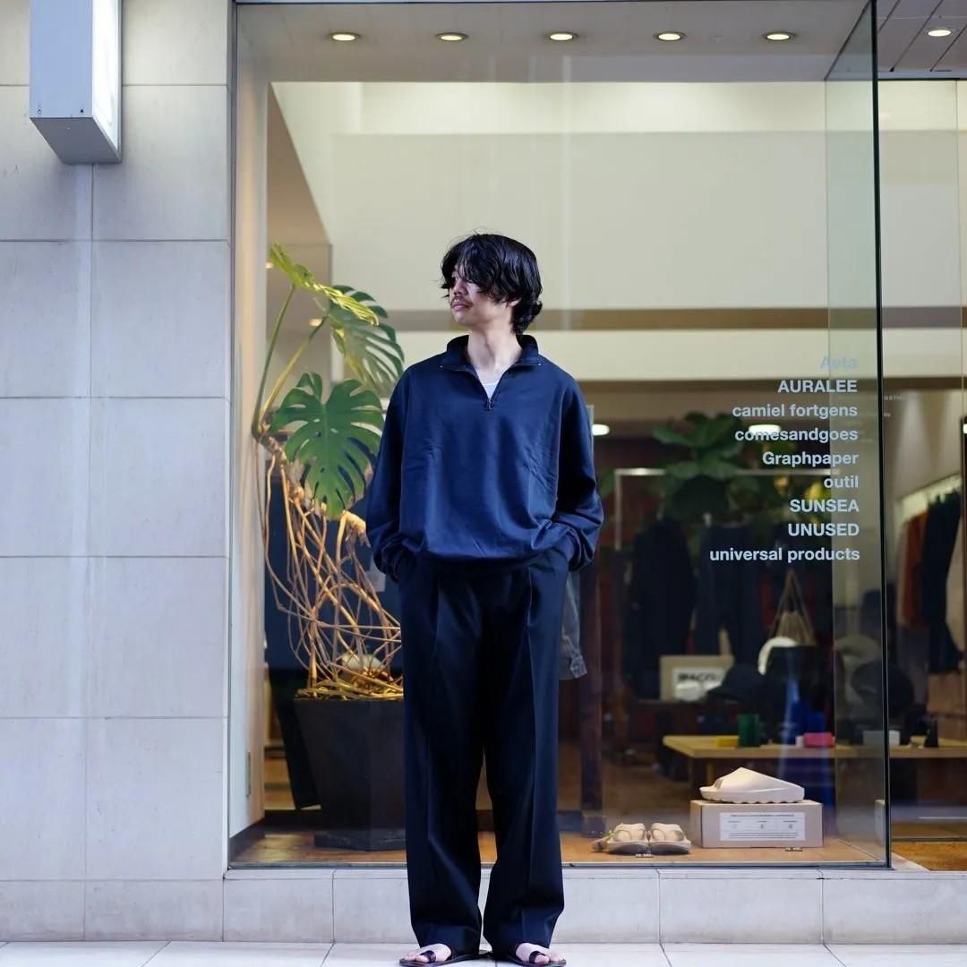 AURALEE A25SP04NUPISTACHIO 関税送料込 SUPER HIGH GAUGE HALF SLEEVED