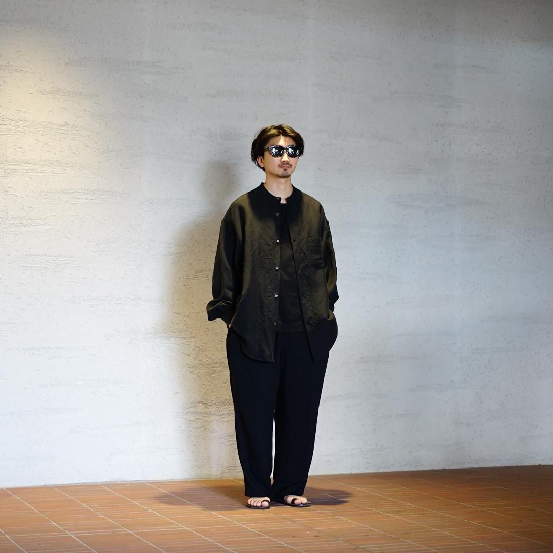 トップス Graphpaper Linen Cupro Oversized Shirt Graphpaper Linen Cupro Oversized Shirt