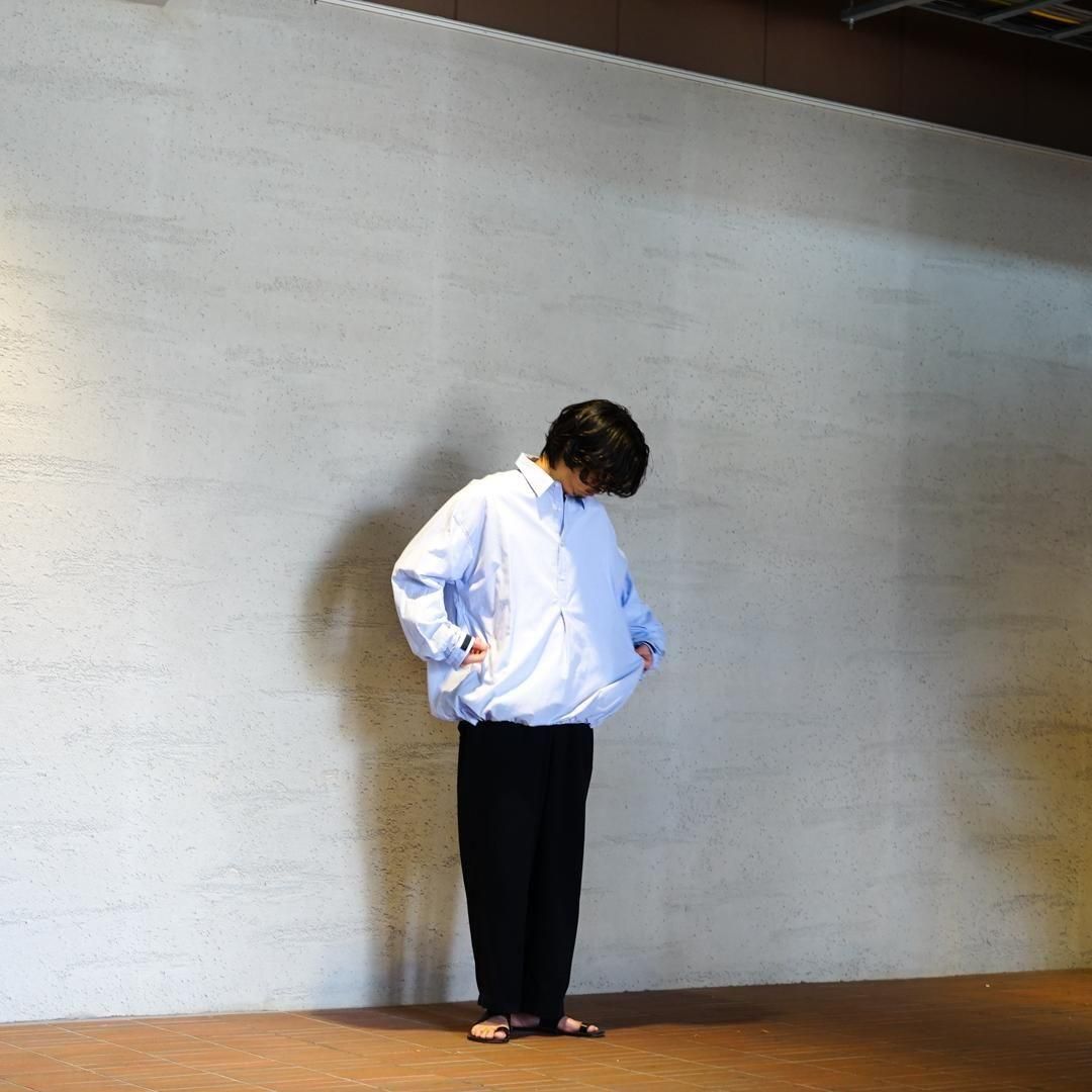 Graphpaper (グラフペーパー) Seersucker Pullover Shirt (GU251-50063